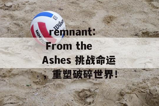   remnant: From the Ashes 挑战命运，重塑破碎世界！